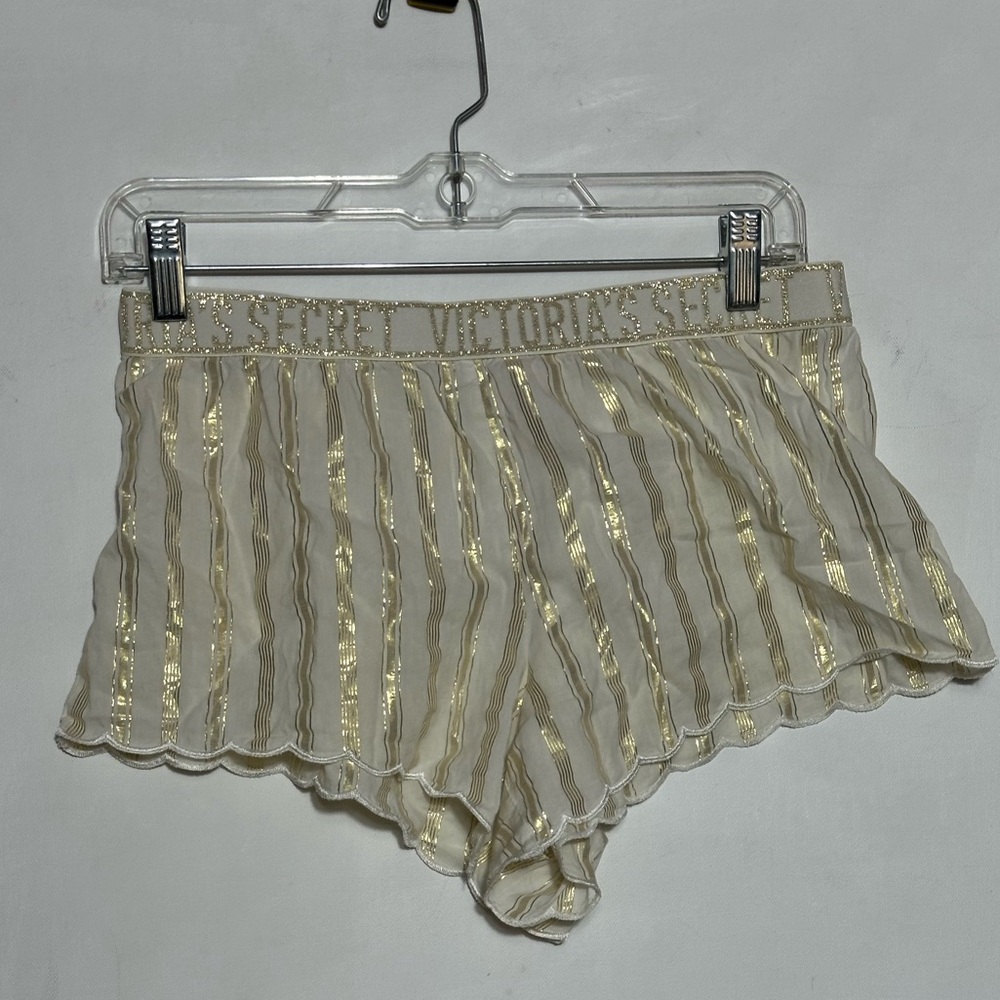 Victoria's Secret Gold Striped Boxer Shorts